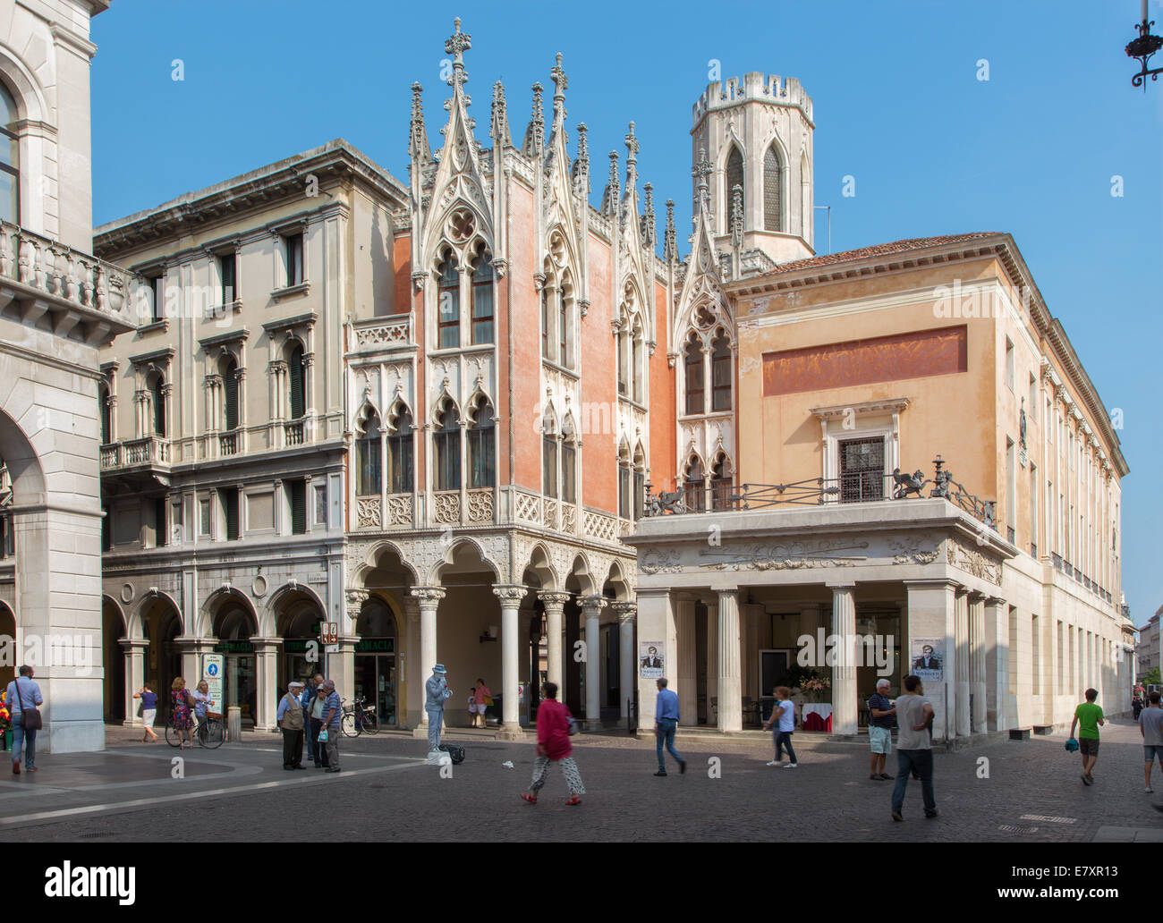 PADUA, ITALY - SEPTEMBER 8, 2014: The Caffe Pedrocchi from south. Stock Photo