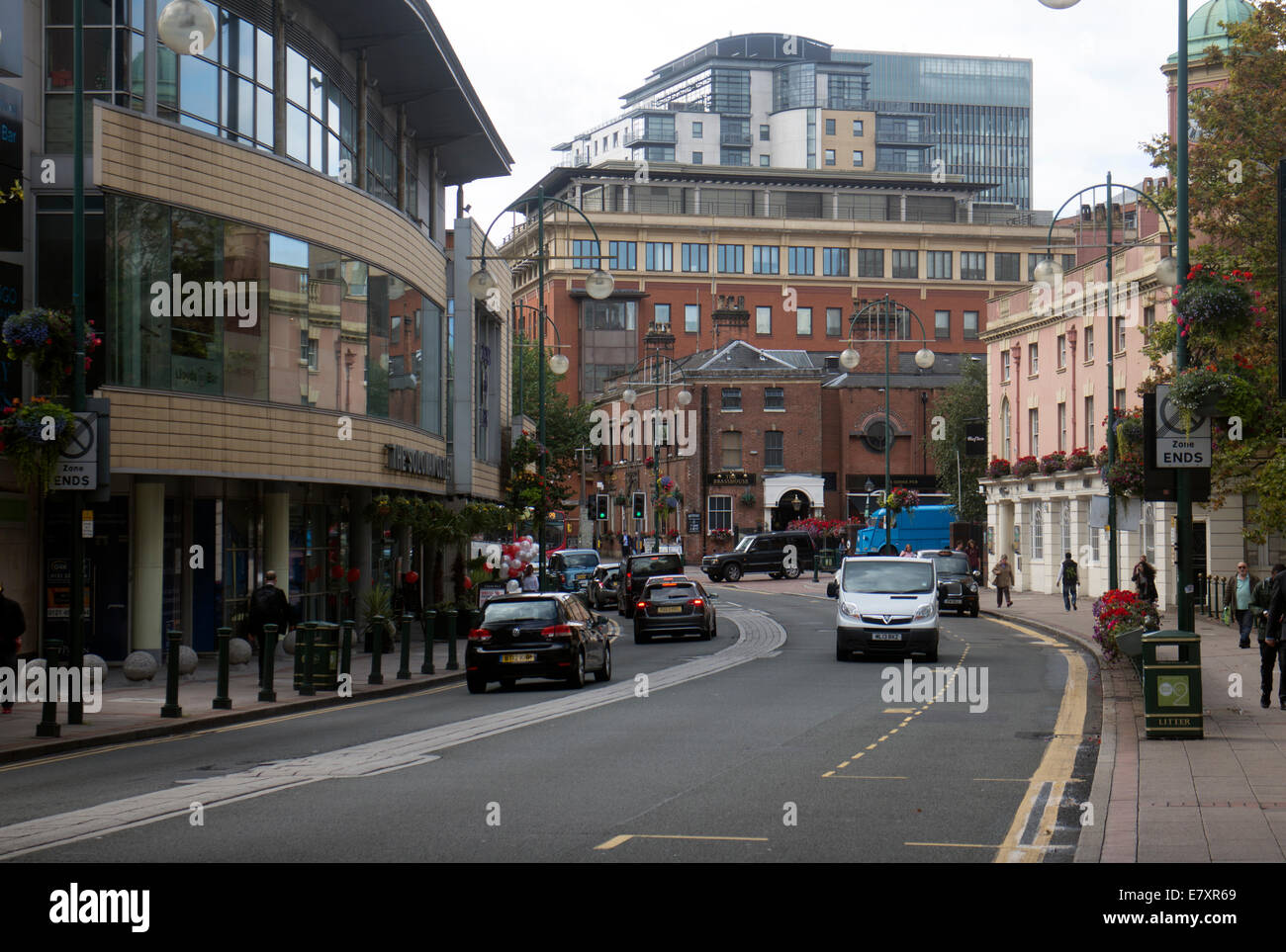 Broad Street, Birmingham, West Midlands, England, UK Stock Photo