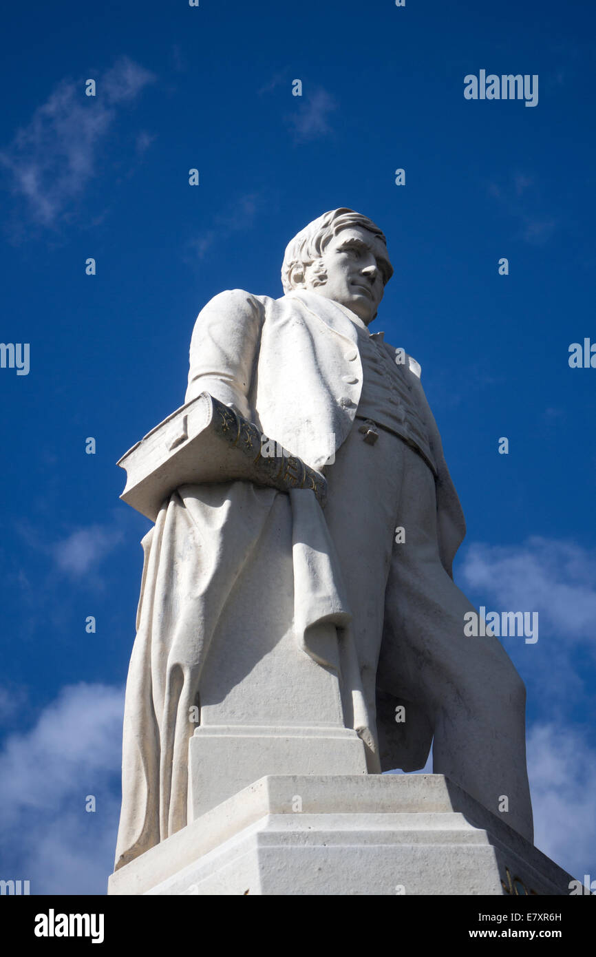 Joseph Sturge statue, Five Ways, Birmingham, West Midlands, England, UK