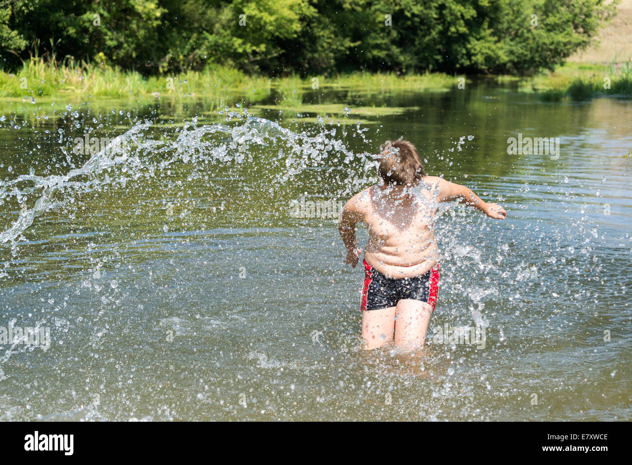 Full 10 Years Boy Swim High Resolution Stock Photography and Images - Alamy