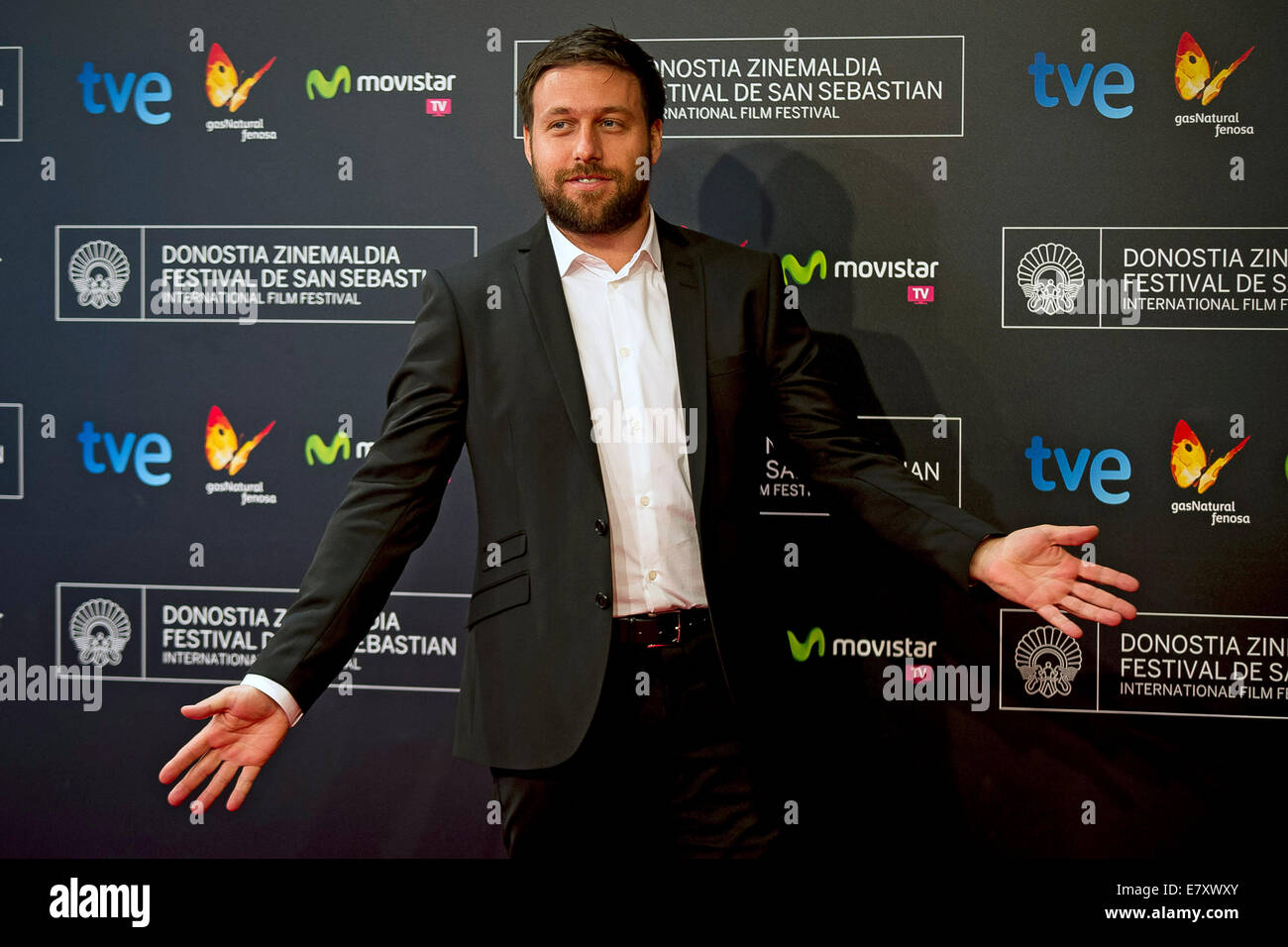 Maxime Giroux attending the 'Felix and Meira' premiere at the 62nd San