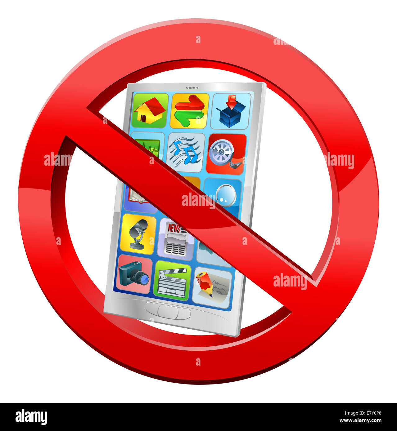 No mobiles hi-res stock photography and images - Alamy