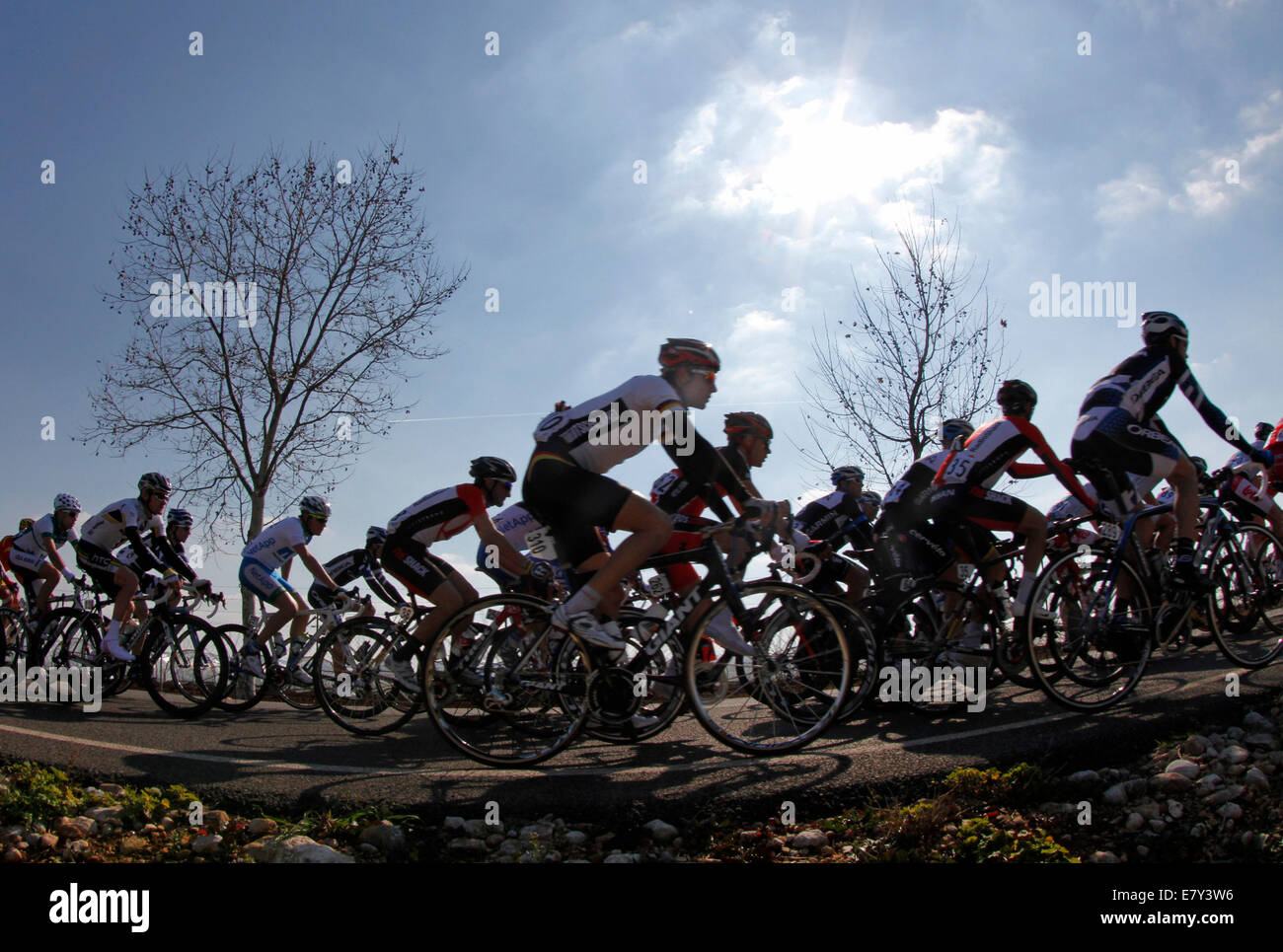 One bicycle two riders hi-res stock photography and images - Alamy