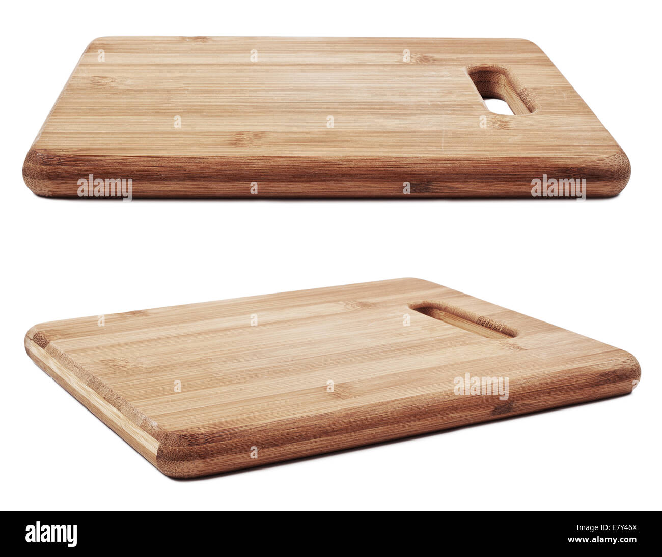 Collection of new cutting board for cooking. Stock Photo