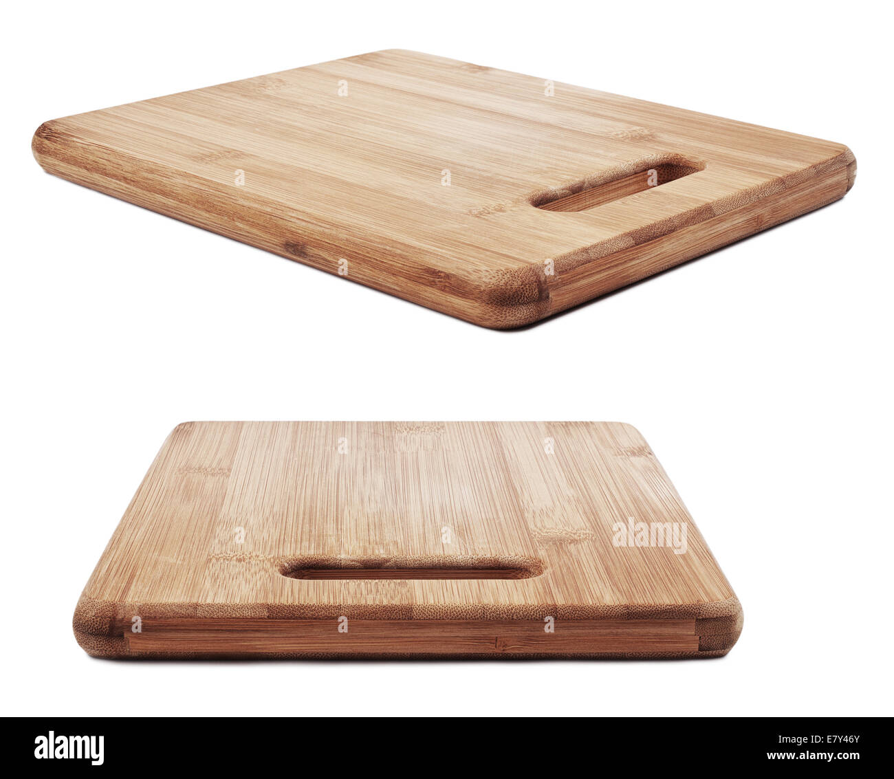 Collection of new cutting board for cooking. Stock Photo