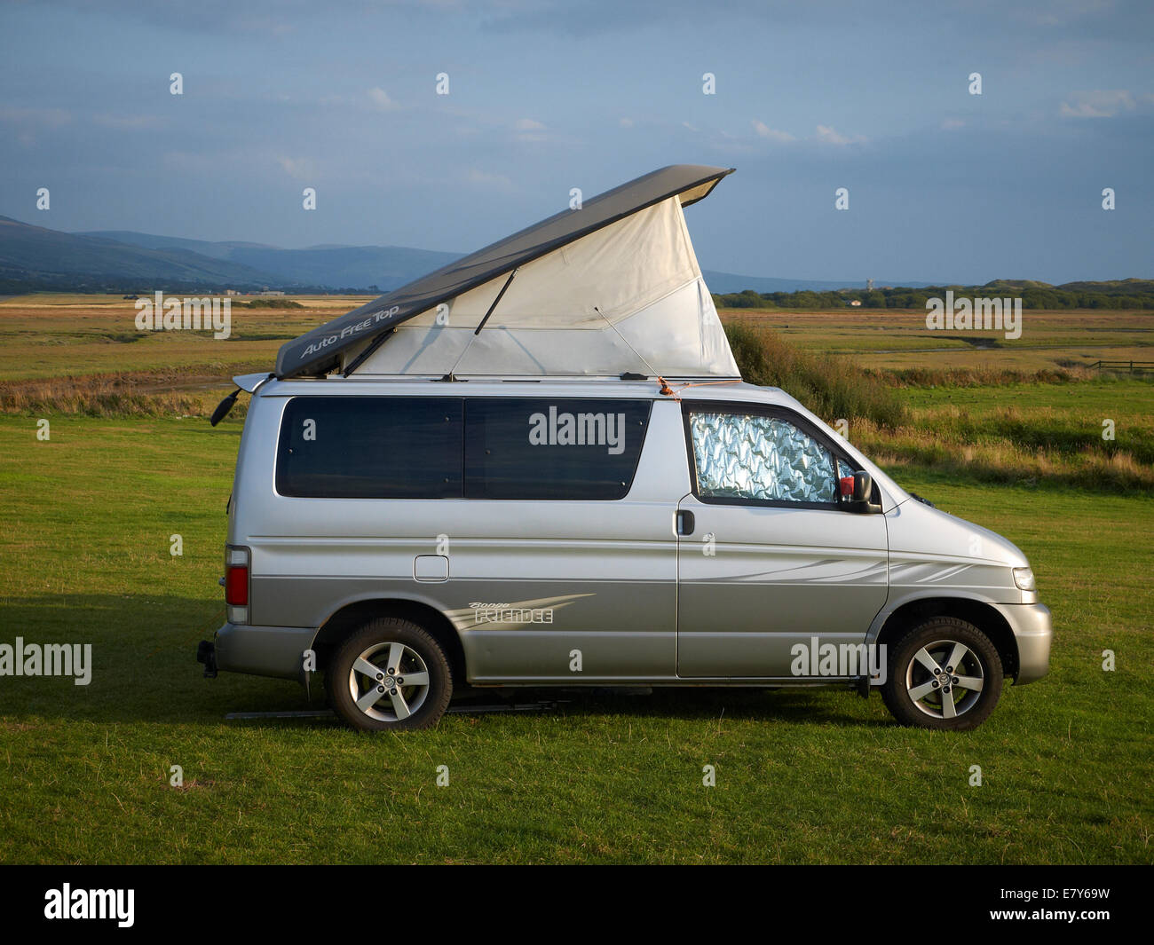 Mazda Bongo friendee camper van with raised roof Stock Photo - Alamy