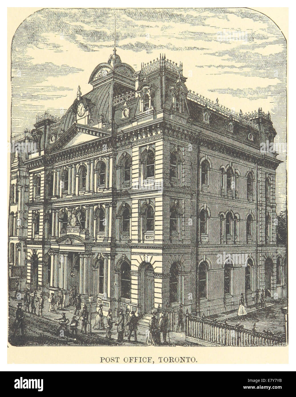 DENT(1881) 1.251 POST OFFICE, TORONTO Stock Photo