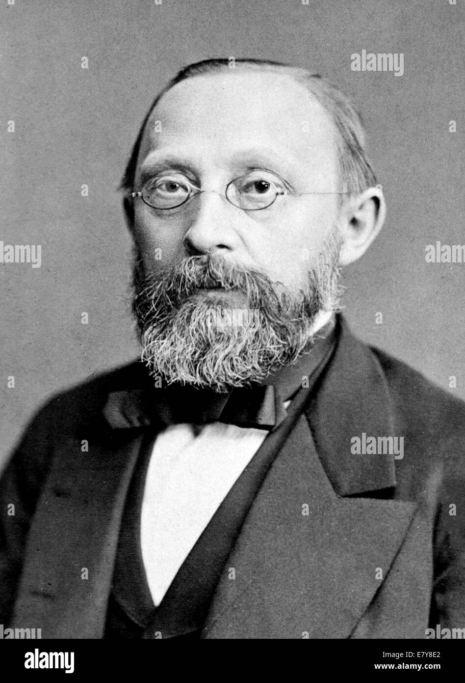 RUDOLF VIRCHOW (1821-1902) German doctor and scientist Stock Photo