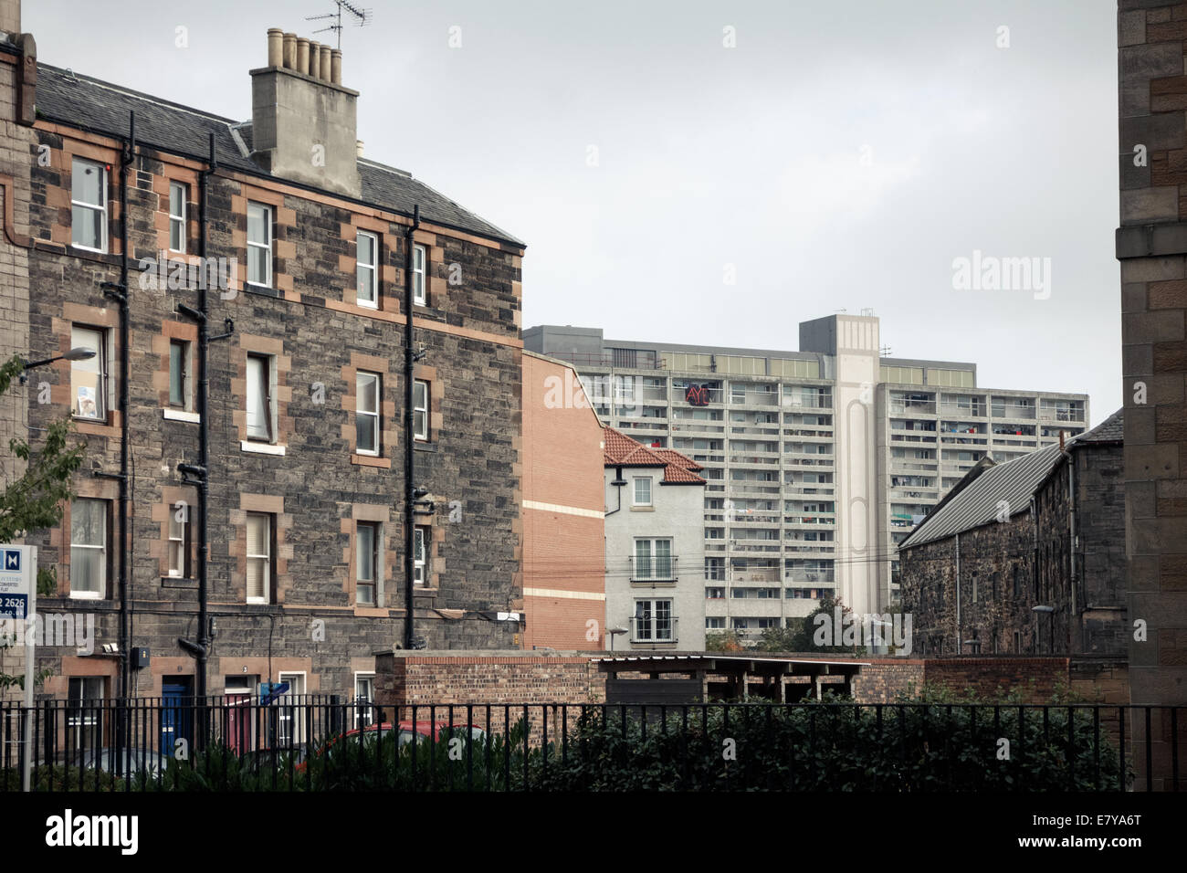 Leith council flats hires stock photography and images Alamy