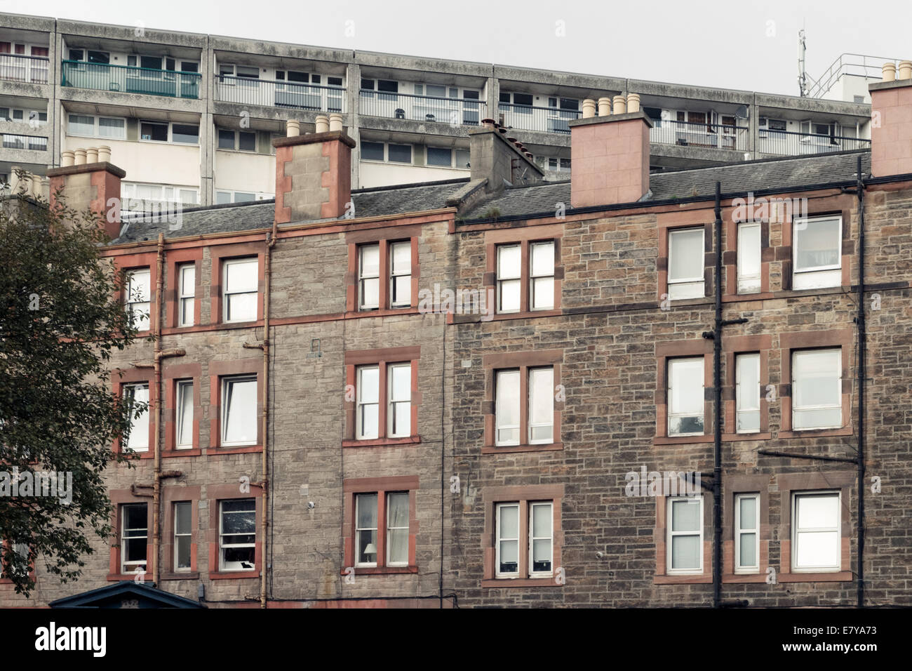 Run down council housing hires stock photography and images Alamy