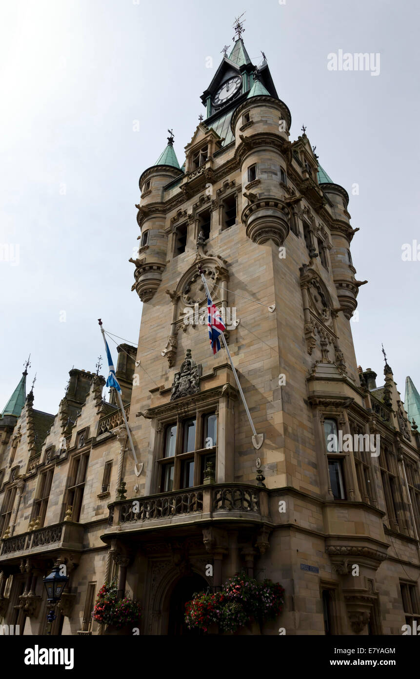 The Town Hall in Dunfermline in Fife, Scotland Stock Photo Alamy