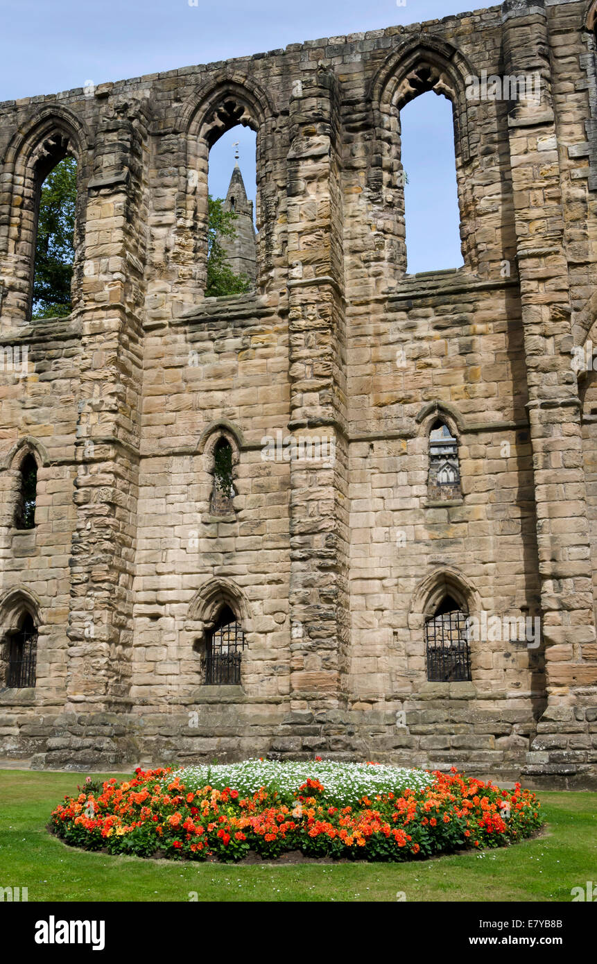 Part of the ruins of Dunfermline Palace in Fife, Scotland. Stock Photo