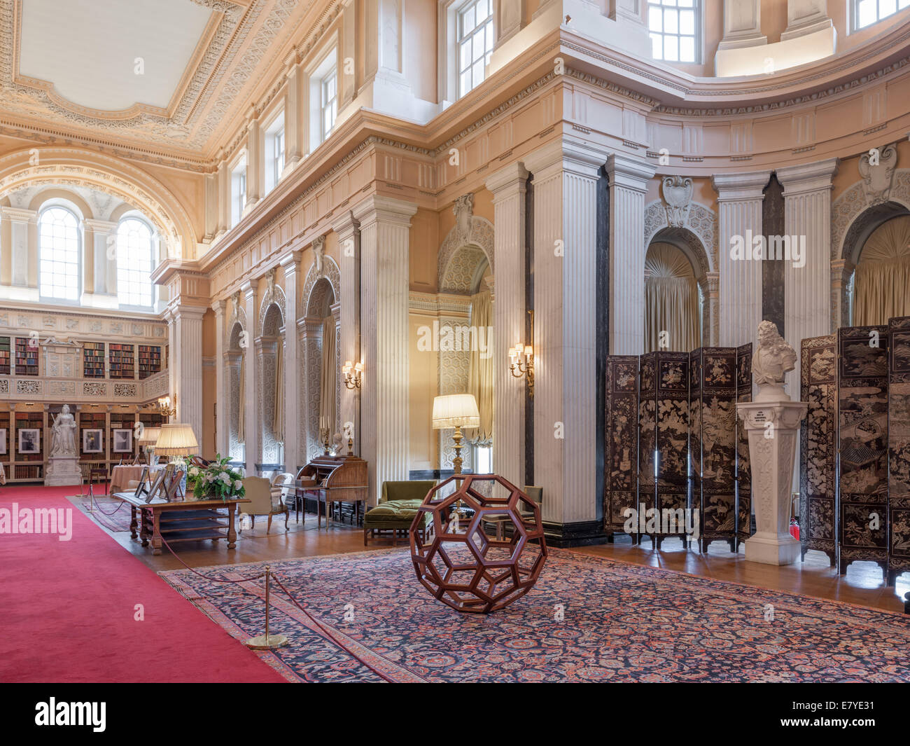 Woodstock, Oxfordshire, UK, Friday 26th September 2014 Preview of Ai Weiwei at Blenheim Palace, Blenheim Art Foundation's inaugural exhibition, opening to the public on 1st October 2014 Divina Proportione in Long Library © Nikreates/Alamy Stock Photo