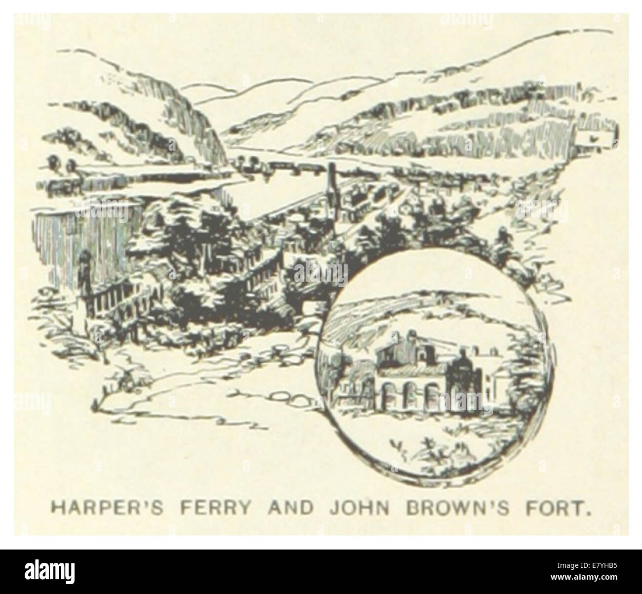 Map of harpers ferry hi-res stock photography and images - Alamy