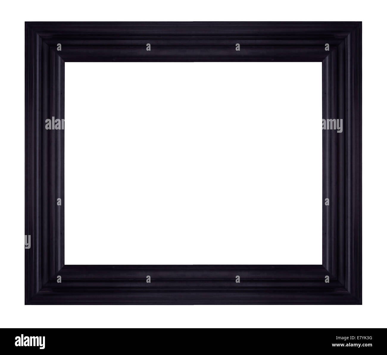 Black frame isolated on a white background Stock Photo - Alamy