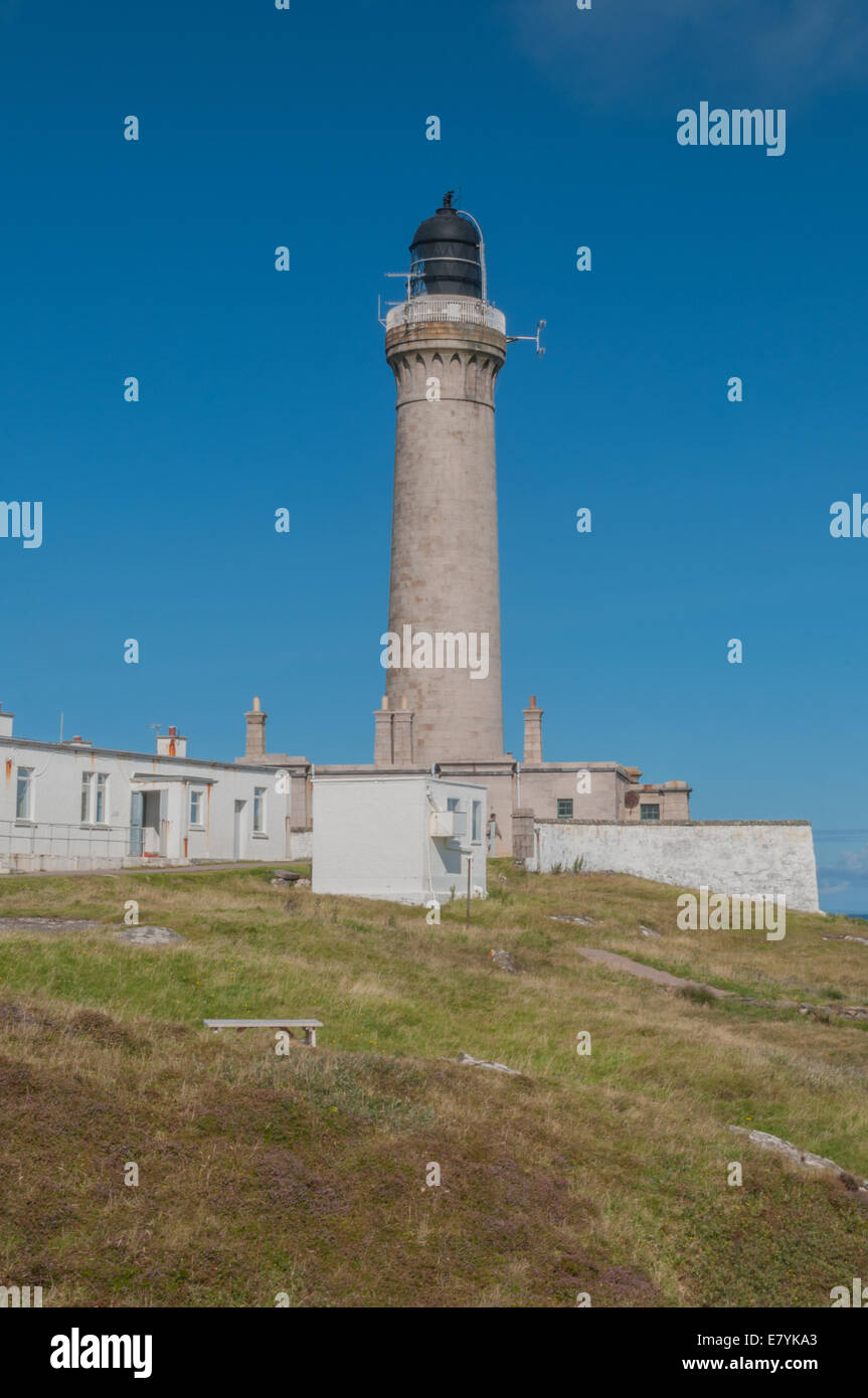 1849 Alan Stevenson Lighthouse Ardnamurchan most westerly point on British mainland Highland Scotland Stock Photo