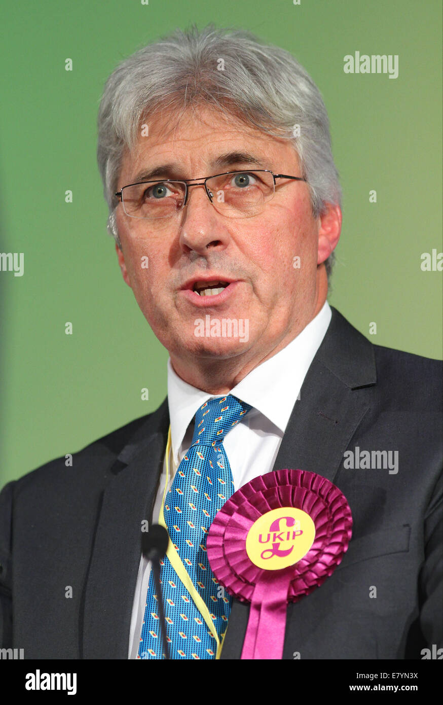 JOHN BICKLEY UK INDEPENDENCE PARTY 26 September 2014 DONCASTER RACECOURSE DONCASTER YORKSHIRE ENGLAND Stock Photo