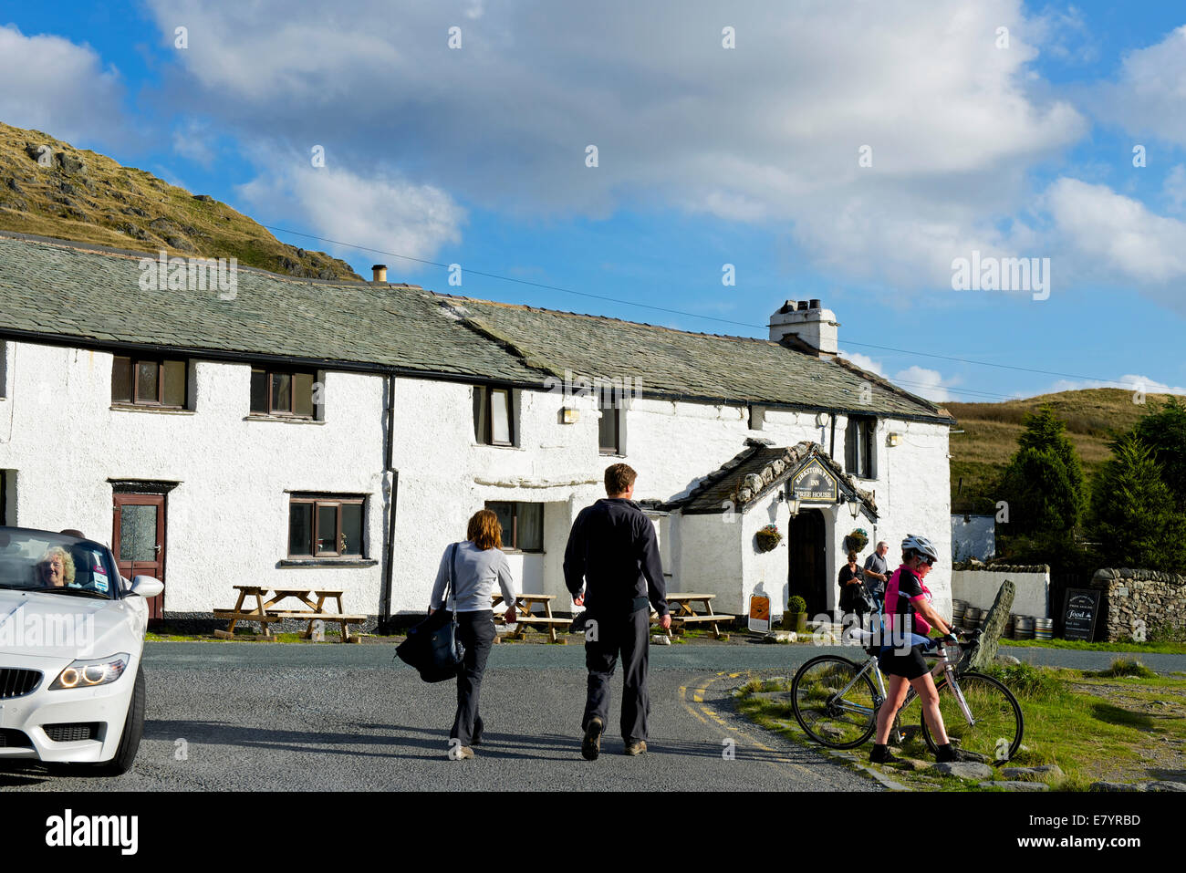 The Kirkstone Pass Inn, the highest pub in England, Lake District