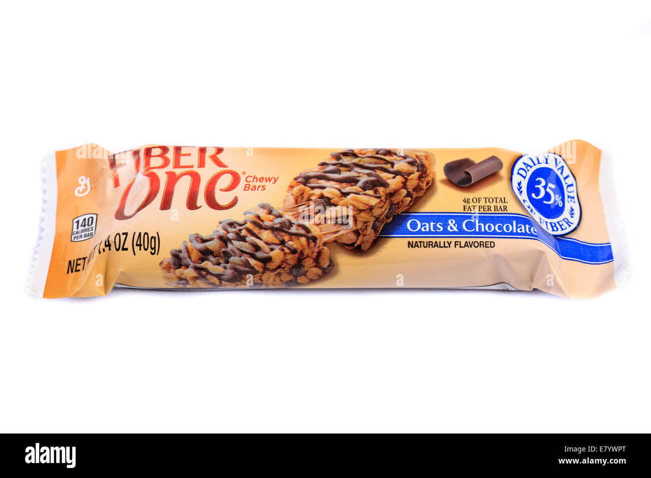 Fiber One brand Chewy Oats & Chocolate bars Stock Photo