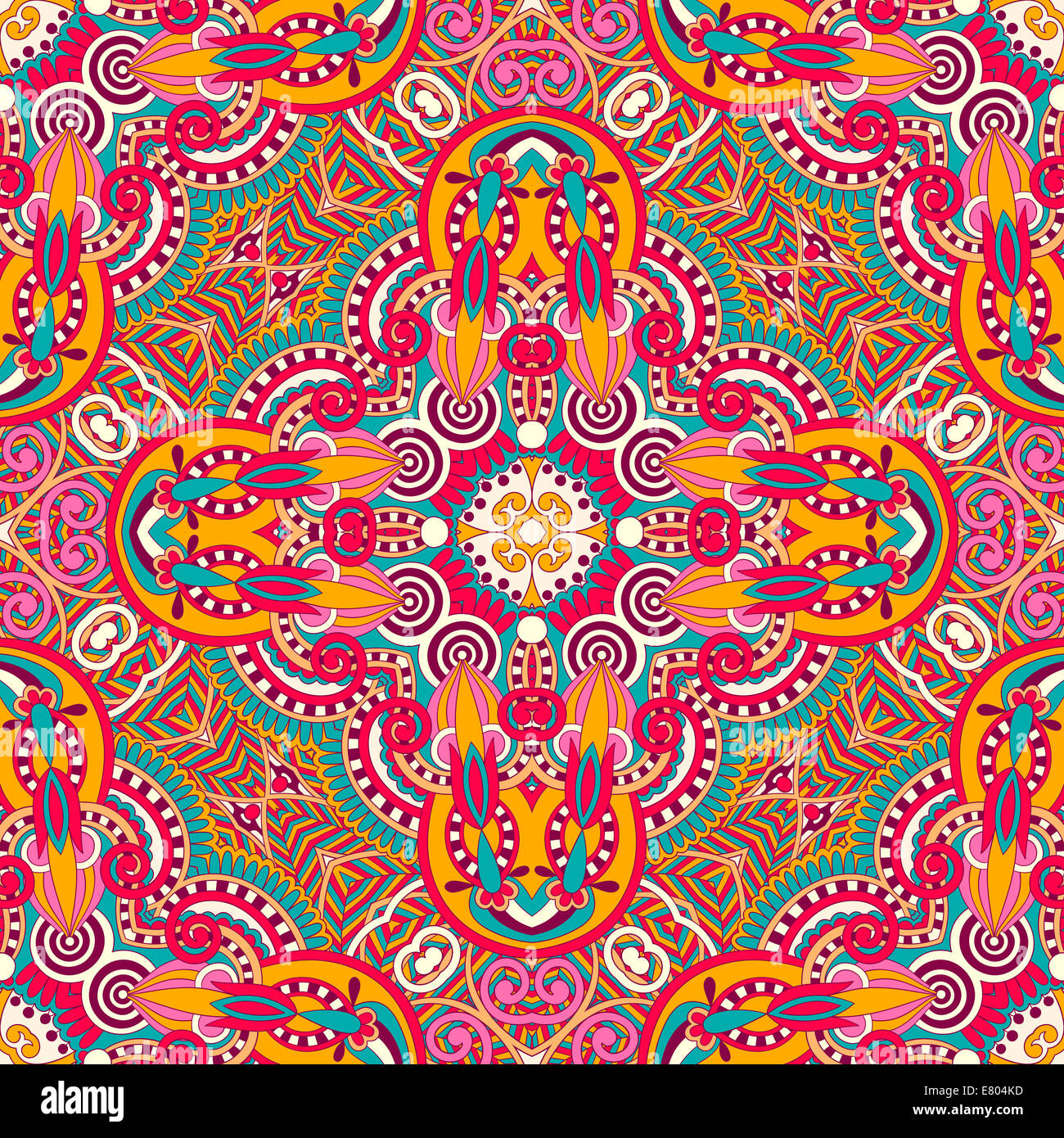 original retro paisley seamless pattern Stock Photo - Alamy