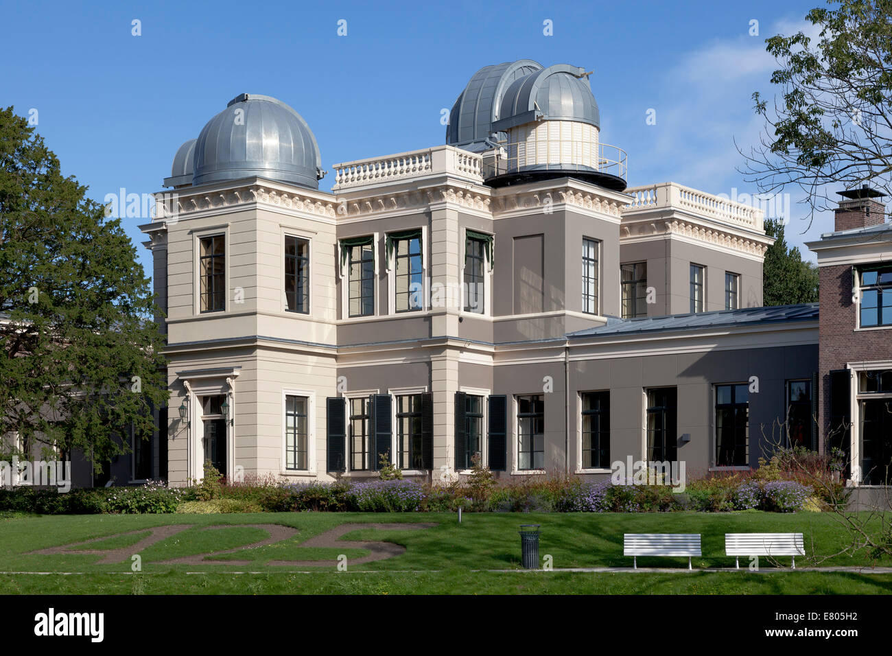 Observatorium of the Hortus botanicus in Leiden, Holland Stock Photo