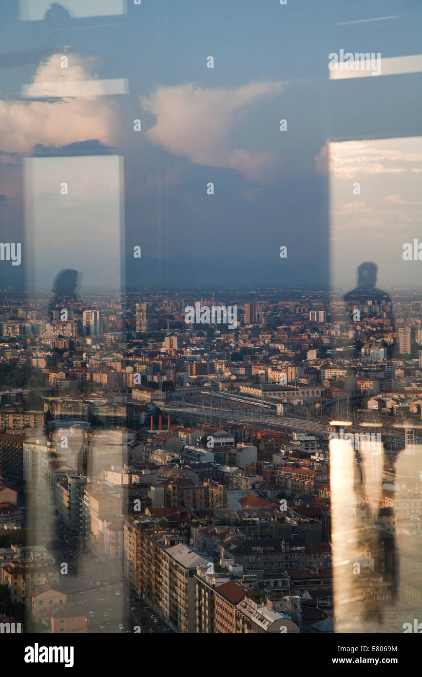 Shadows of two people seen from above in Milan, Italy Stock Photo - Alamy