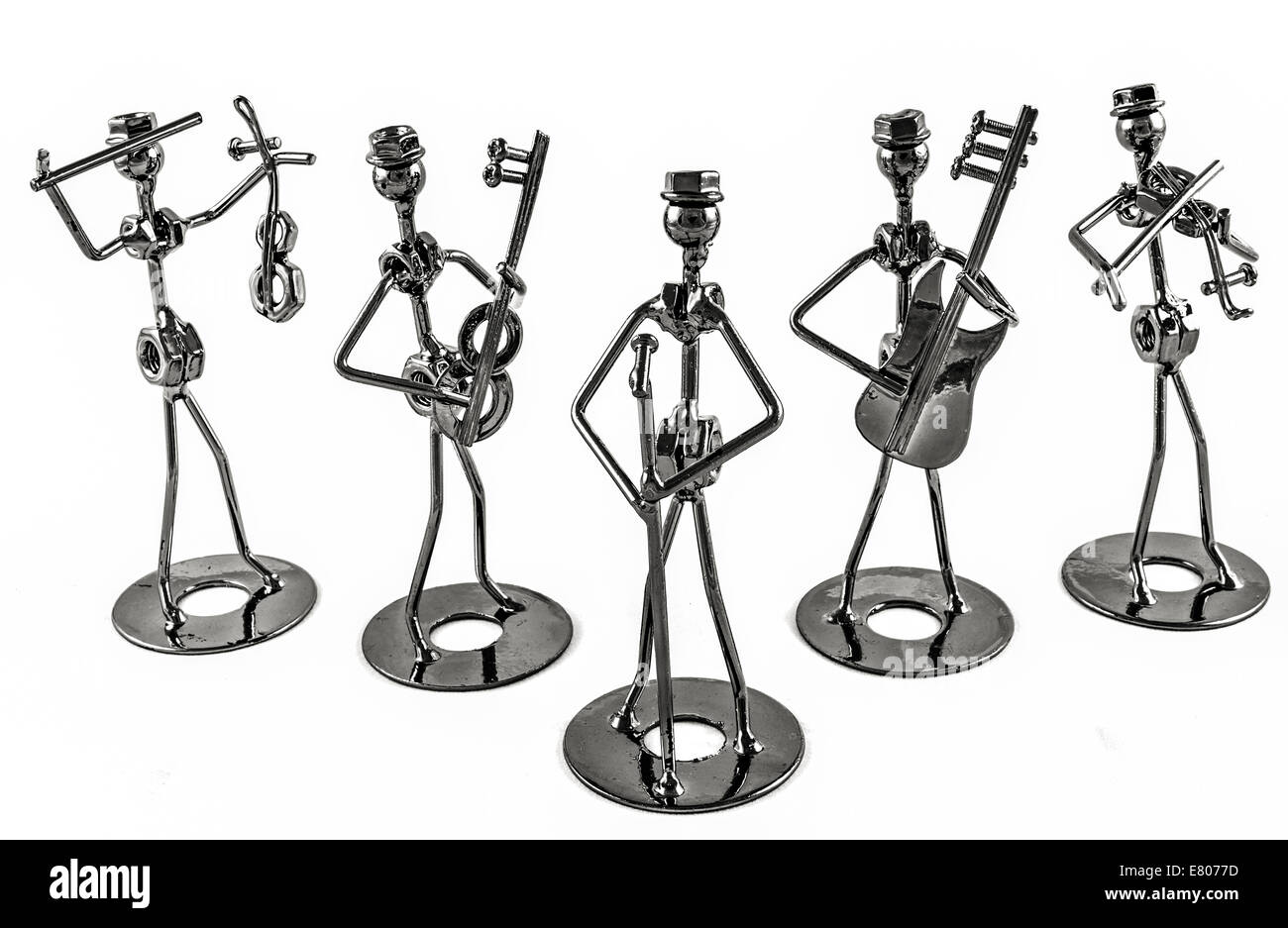 Music Band Statuette Figures Stock Photo Alamy