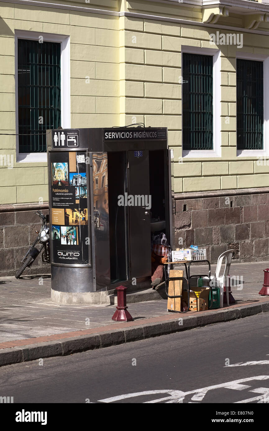 Public restroom equipped with drinking water on Jose Mejia street in