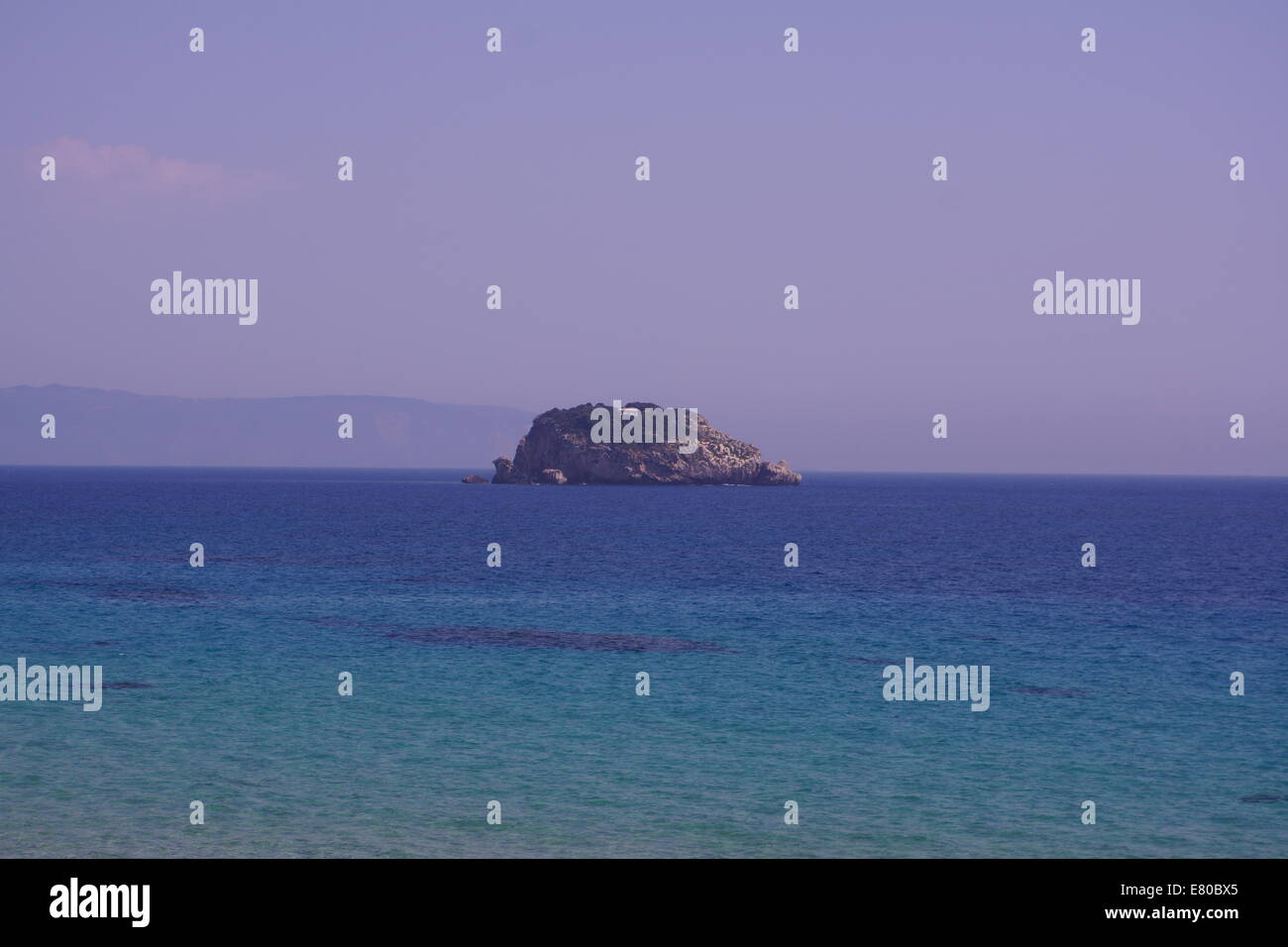Island getaway, secluded, remote house, private island? Stock Photo