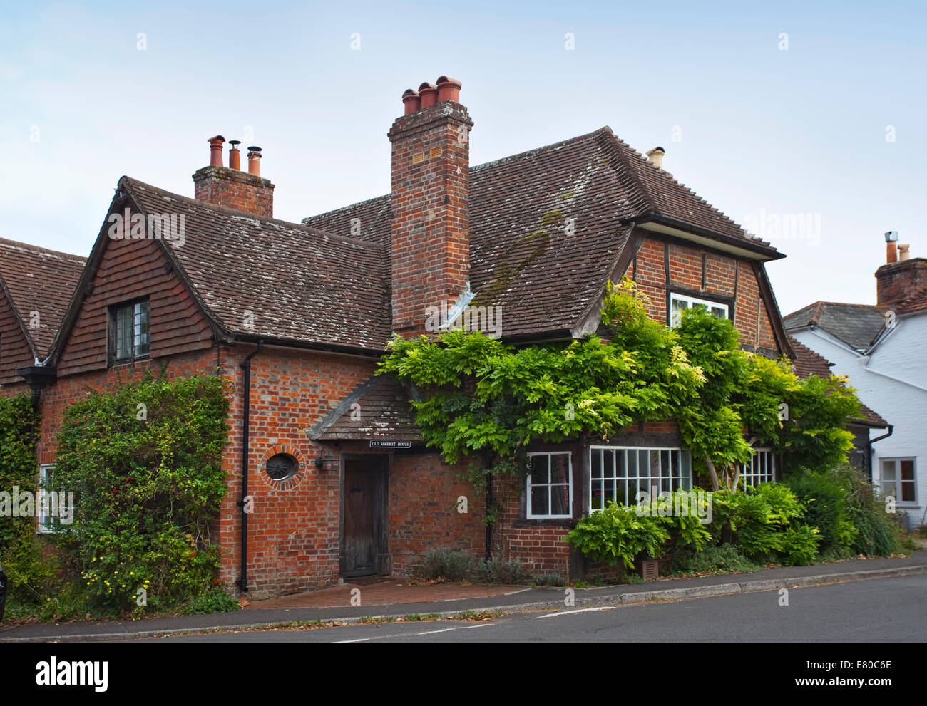 Old Market House in Broughton, Hampshire, England Stock Photo Alamy