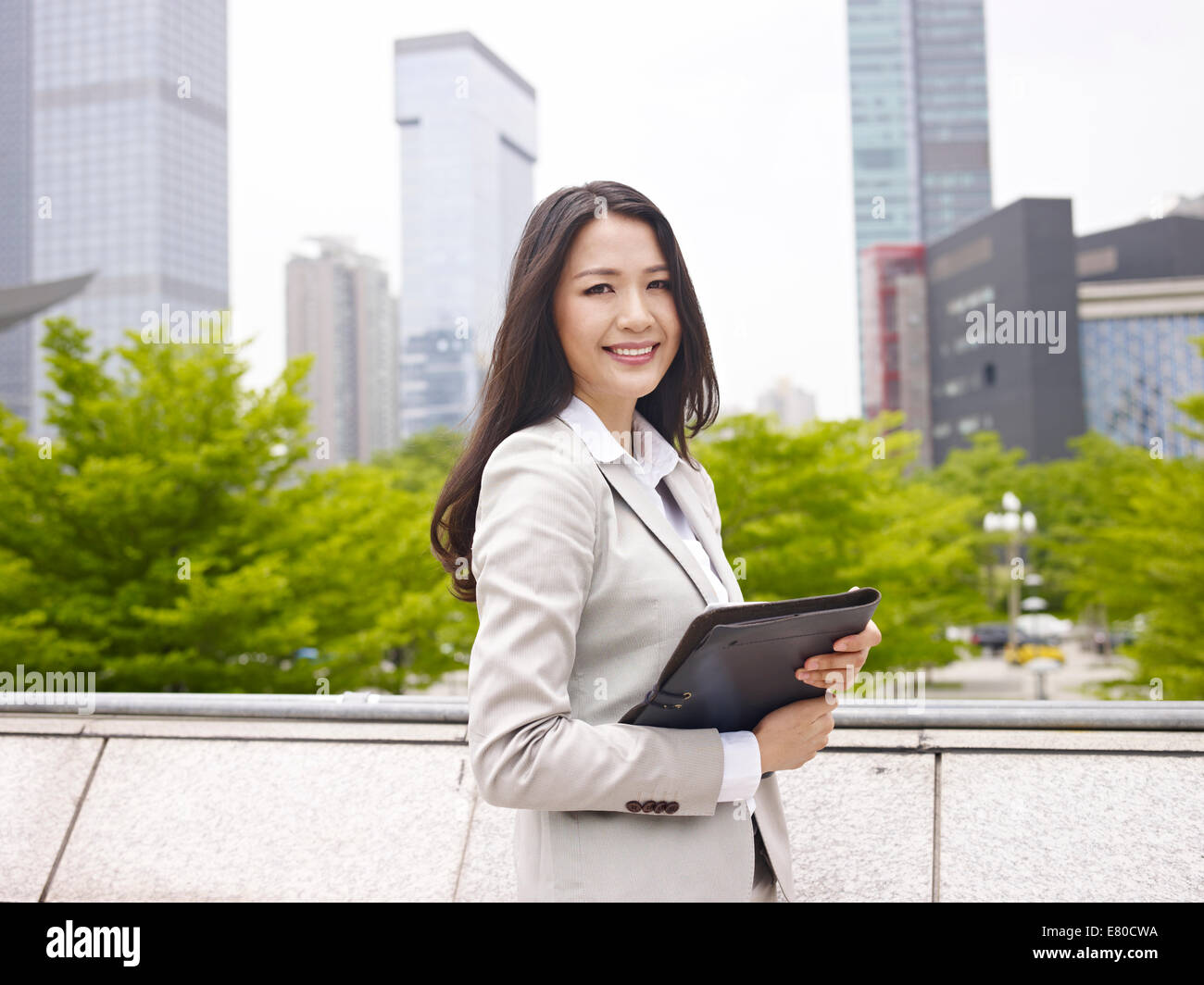young asian businesswoman Stock Photo