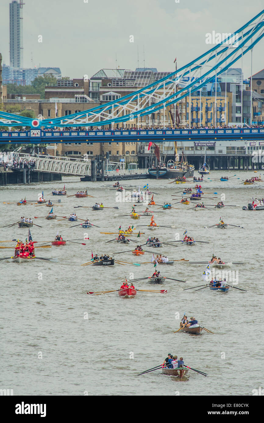 The Great River Race, London's River Marathon (also known as The UK