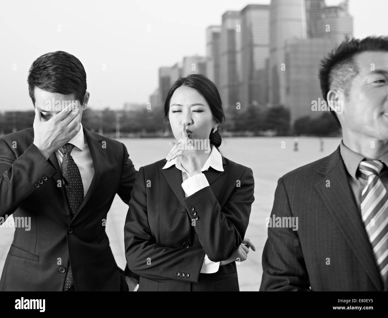 asian business team Stock Photo