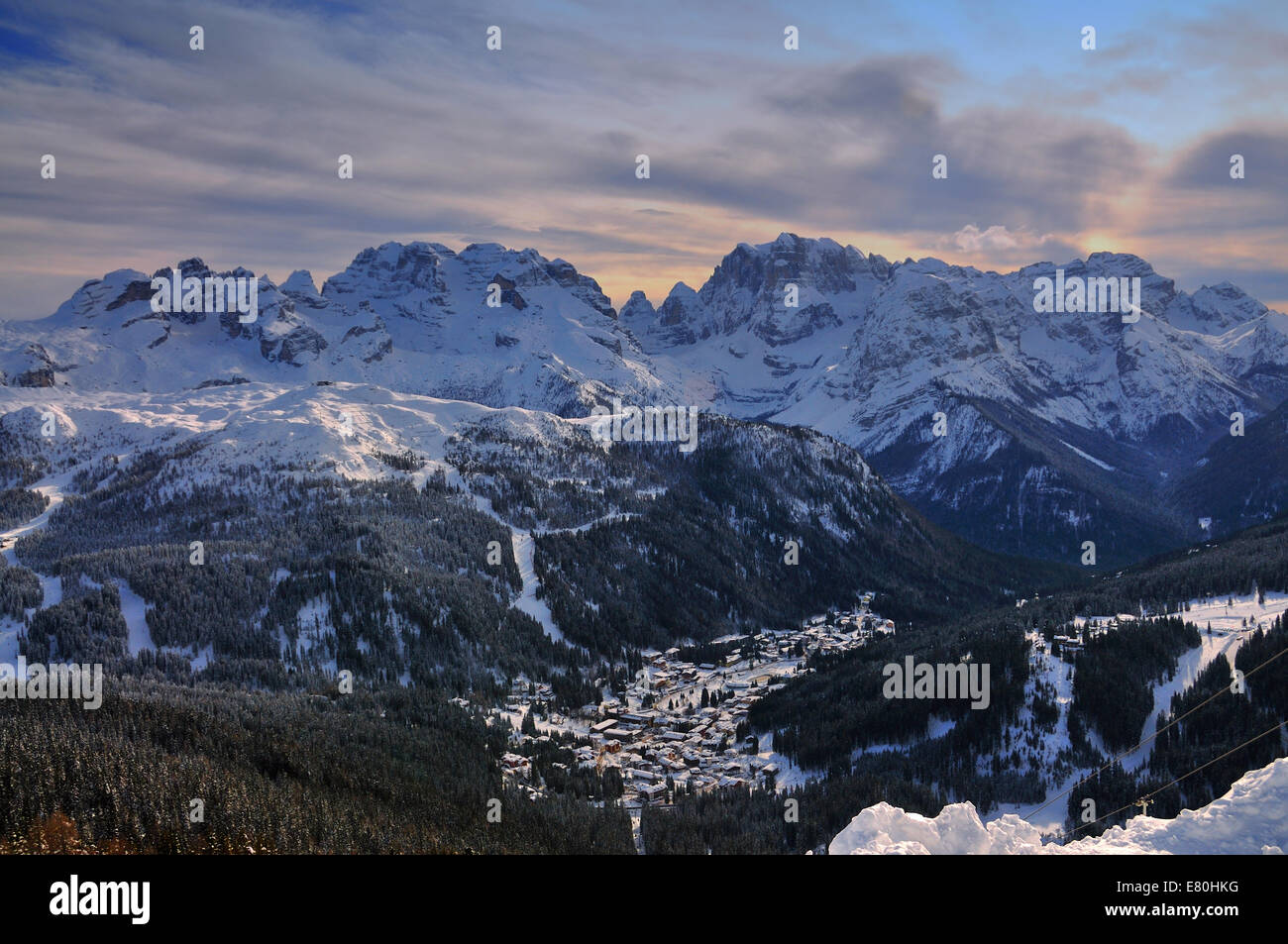 Madonna di campiglio , italy ski Stock Photo - Alamy