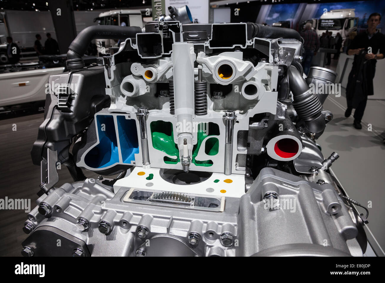 Mercedes Benz natural gas motor M 936 G at the 65th IAA Commercial