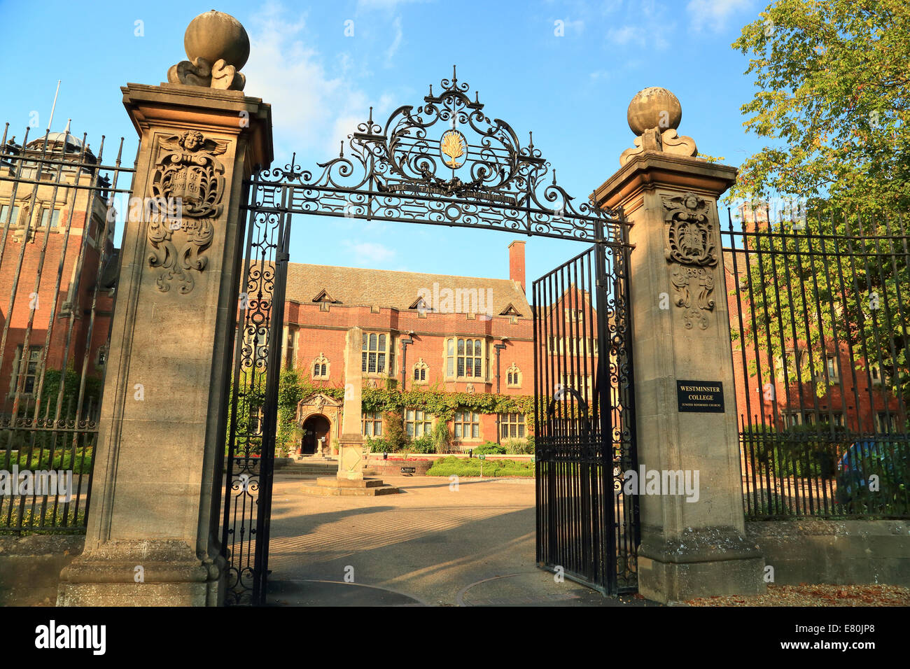 Westminster College, Cambridge, UK Stock Photo