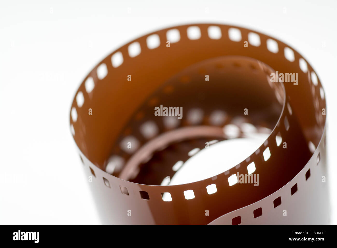Rolled undeveloped film strip Stock Photo Alamy