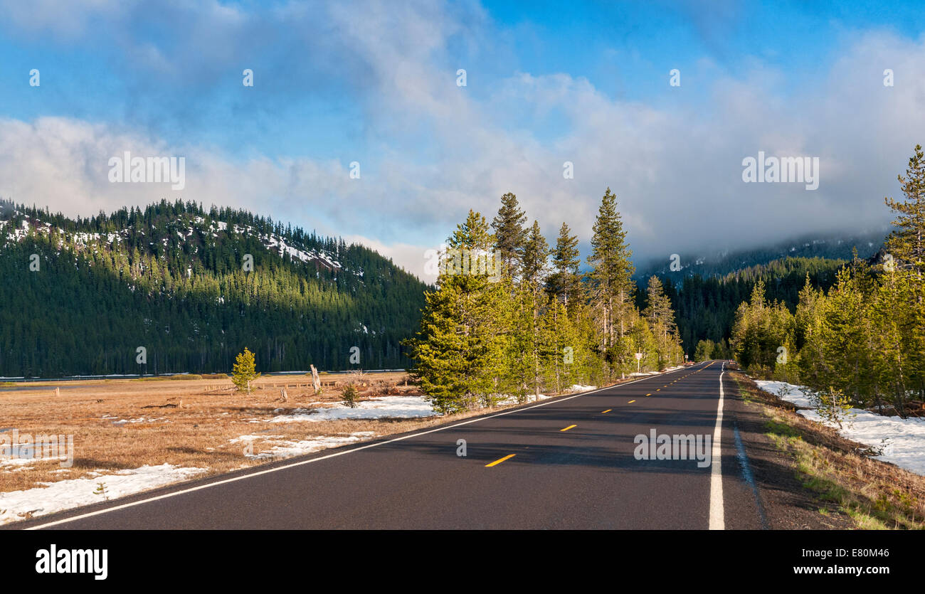 Oregon, Cascade Lakes Scenic Byway Stock Photo