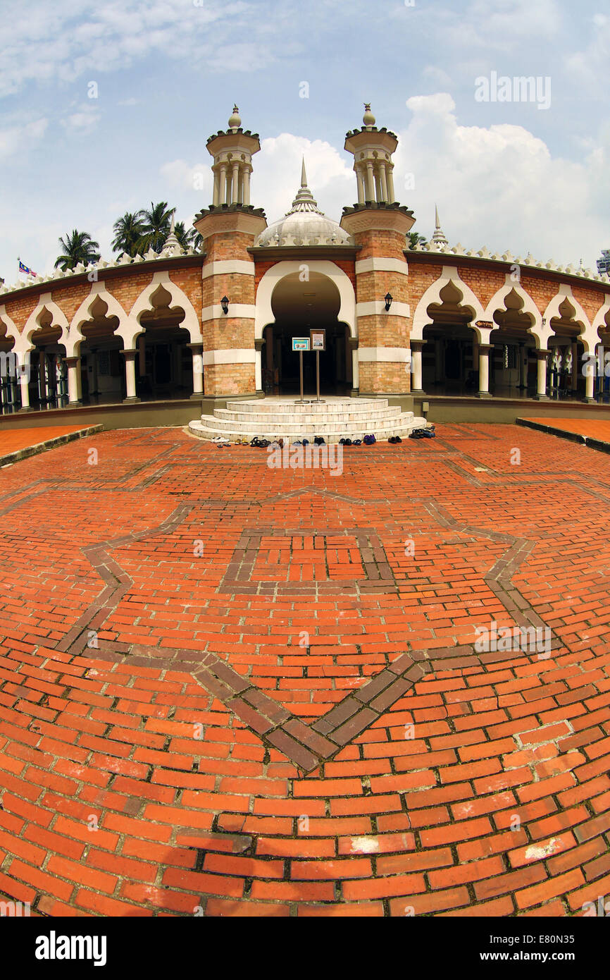 Masjid Jamek, the Jamed Mosque, in Kuala Lumpur, Malaysia Stock Photo