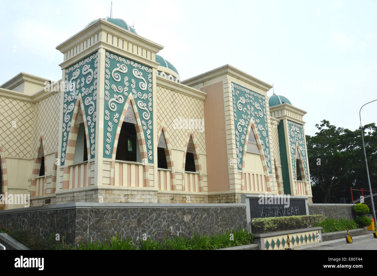 At-Taubah  Mosque at Karawang Indonesia Stock Photo