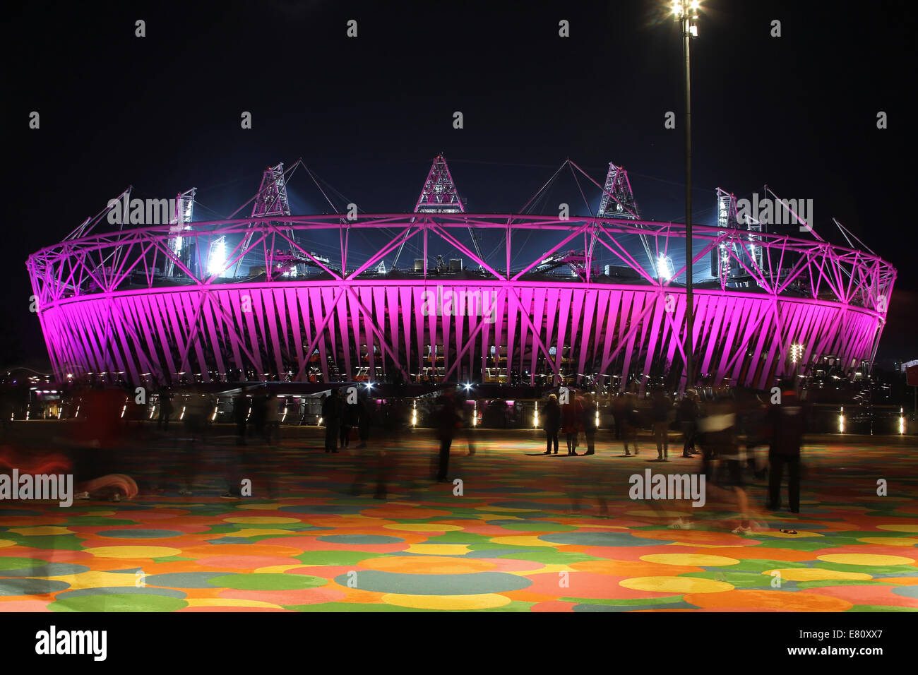 London 2012 Olympic stadium Stock Photo