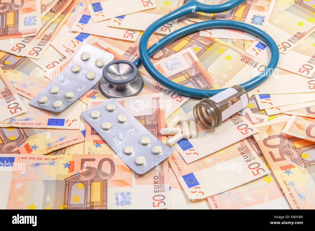 Increasing health costs Stock Photo