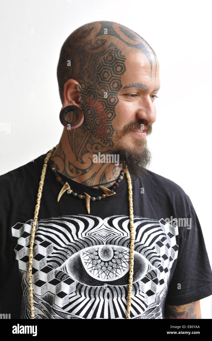 Animal Geometric Face Tattoo Designs Midjourney Prompt | PromptBase
