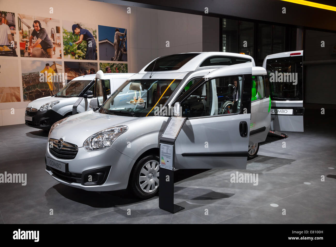 Opel Combo Wheelchair transport at the 65th IAA Commercial Vehicles 2014 in Hannover, Germany Stock Photo