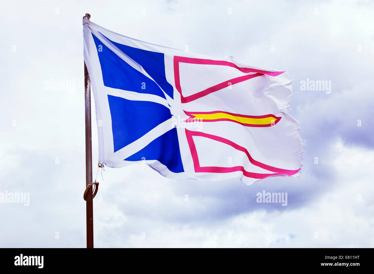 Newfoundland Flag Stock Photos & Newfoundland Flag Stock Images Alamy