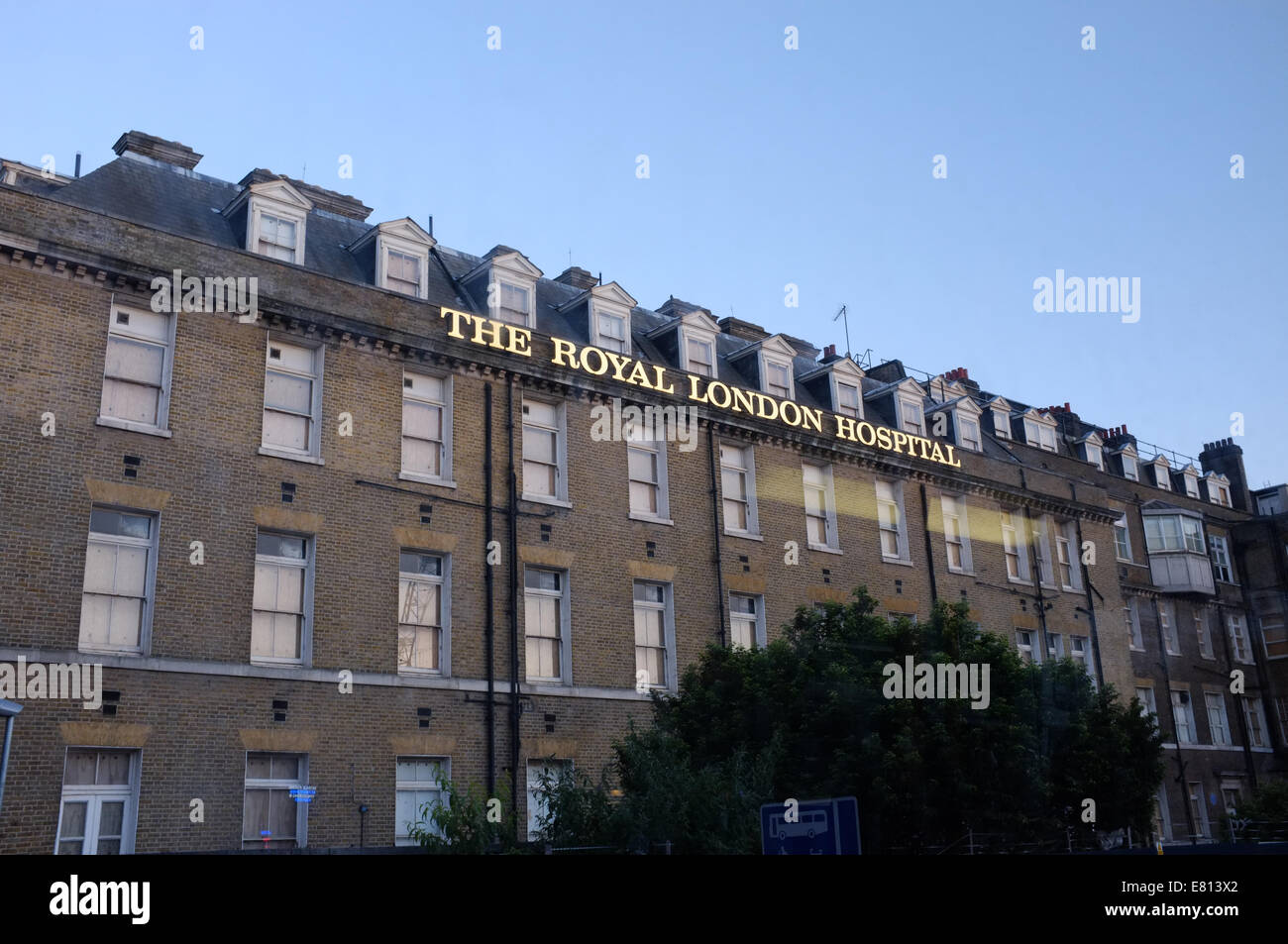 Exterior of Royal London Hospital, Whitechapel, London, England, UK Stock Photo