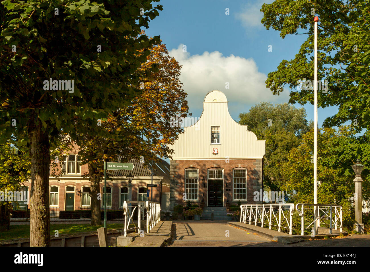 Broek in Waterland, North Holland, The Netherlands: Historic architecture in a village just to the north of Amsterdam. Stock Photo
