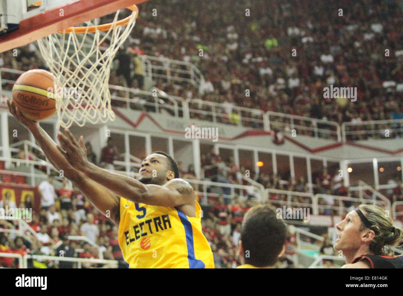 Keith Haynes of Maccabi during the first match for a Continental Cup ...