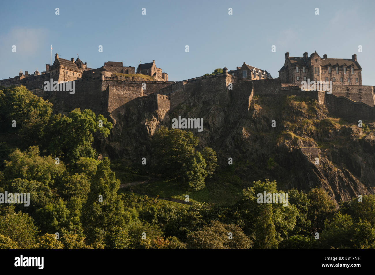 Edinburgh Castle in Scotland's capital cityrefer Stock Photo