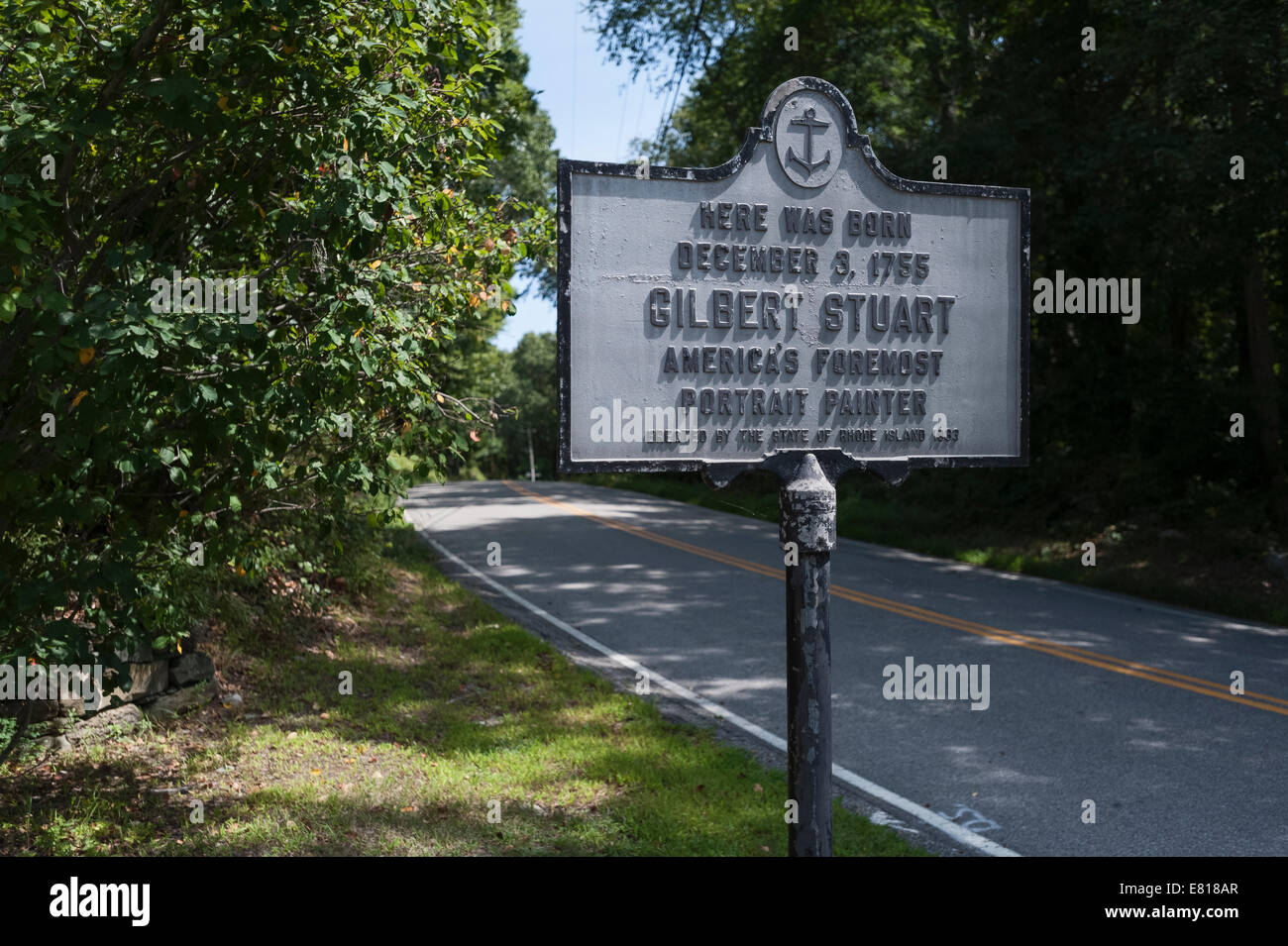 Gilbert Stuart Museum. A Registered National Historic Landmark